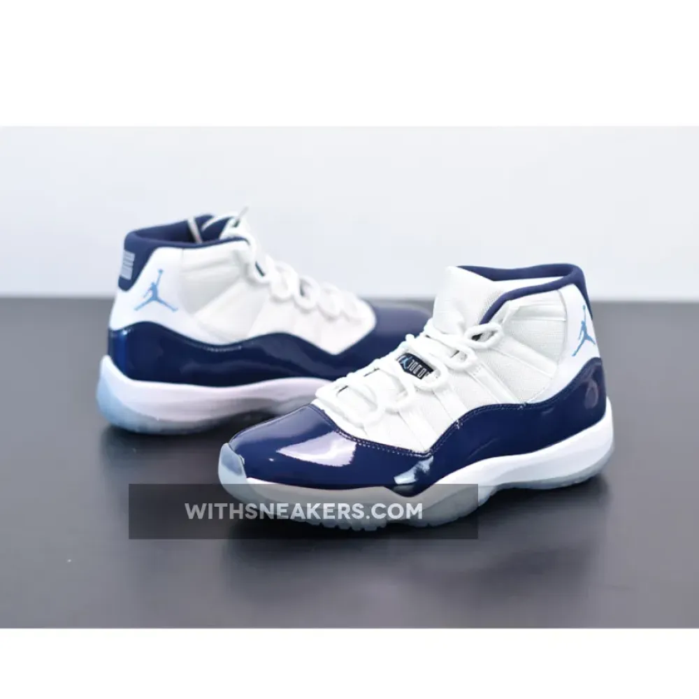 Jordan 11 Midnight Navy/White/Light Blue 378037-123