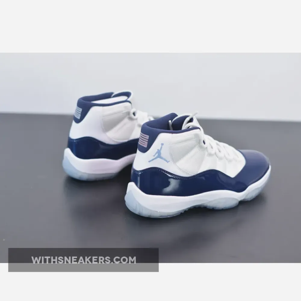 Jordan 11 Midnight Navy/White/Light Blue 378037-123