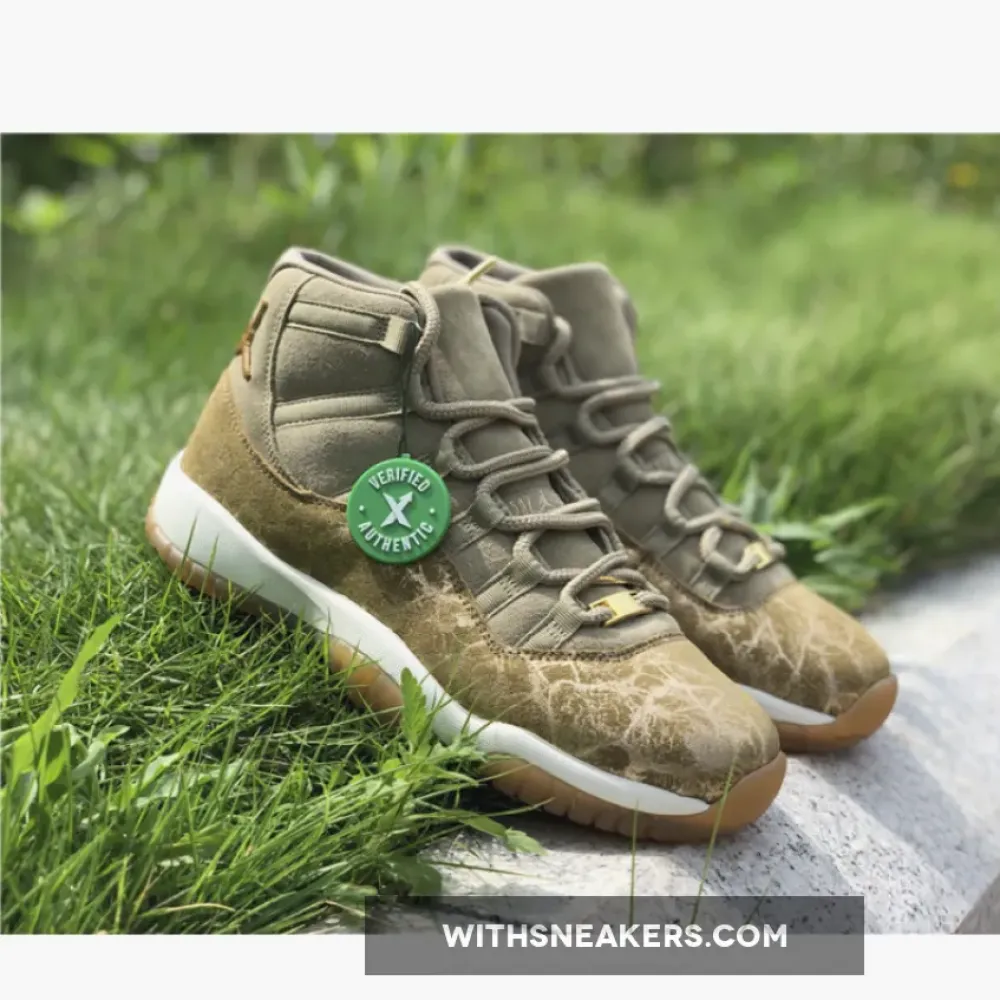 Air Jordan 11 Retro Neutral Olive/Sail-Gum Light Brown AR0715-200