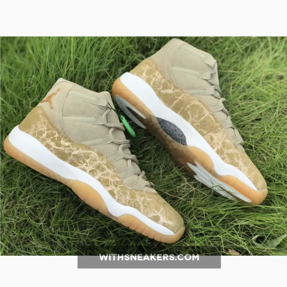 Air Jordan 11 Retro Neutral Olive/Sail-Gum Light Brown AR0715-200