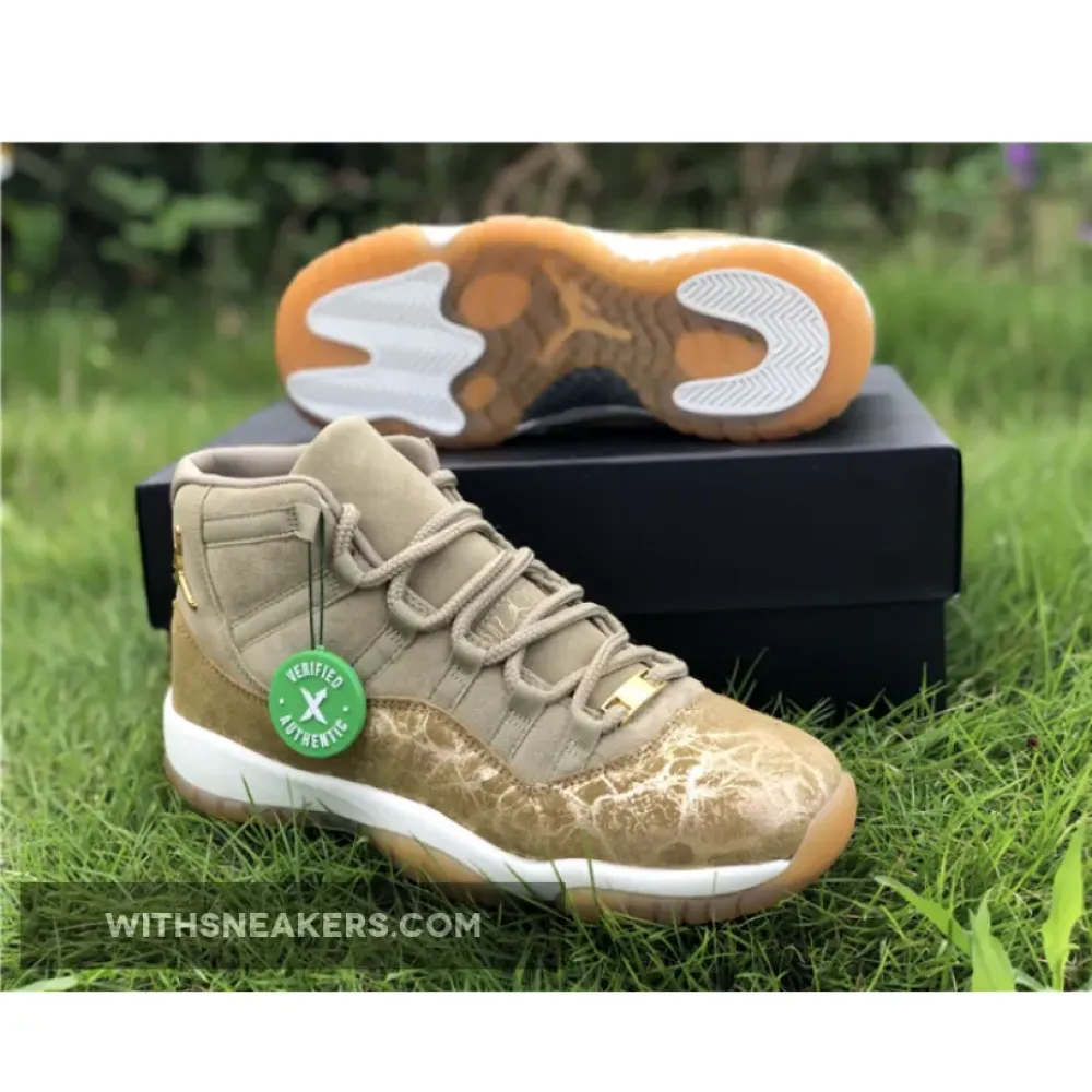 Air Jordan 11 Retro Neutral Olive/Sail-Gum Light Brown AR0715-200
