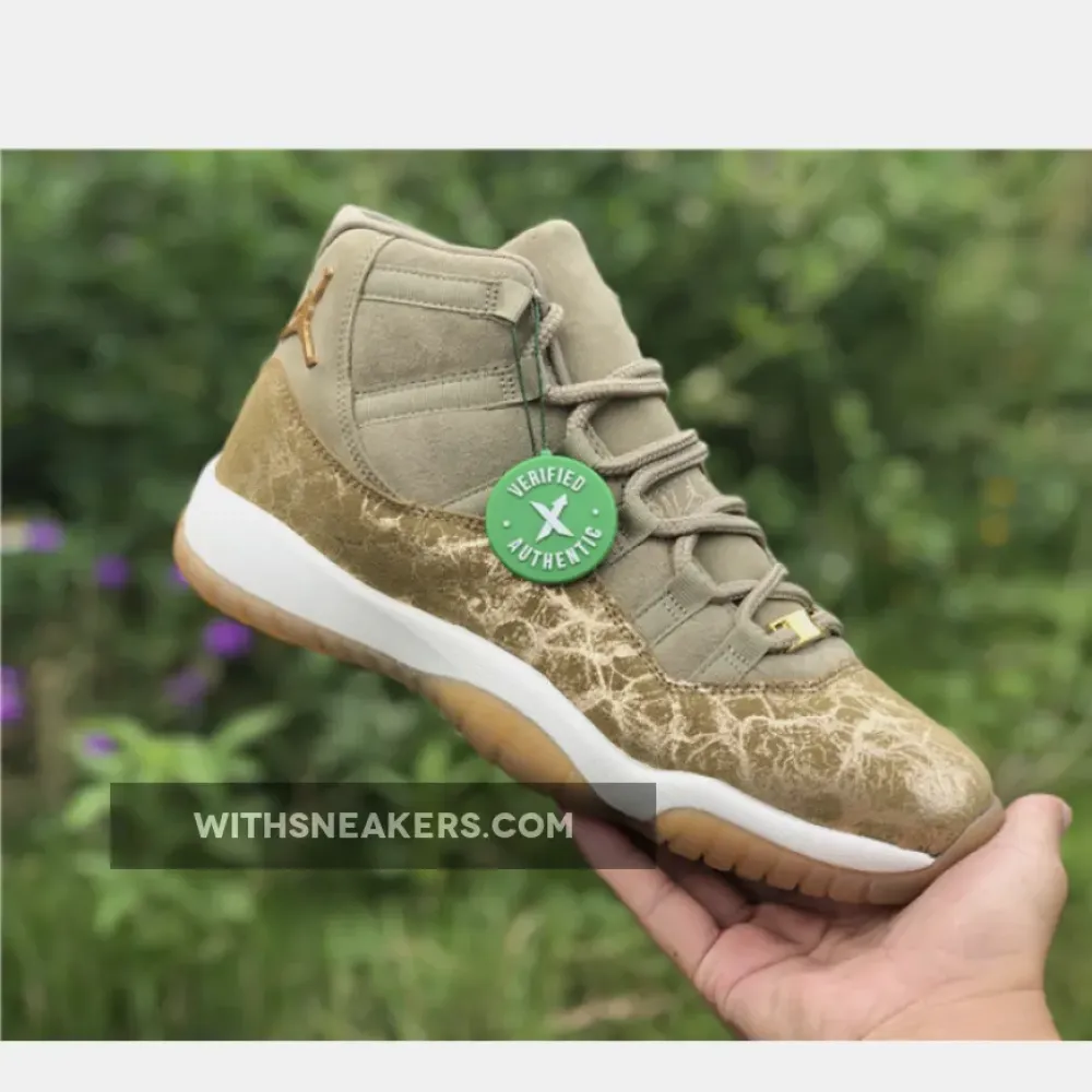 Air Jordan 11 Retro Neutral Olive/Sail-Gum Light Brown AR0715-200