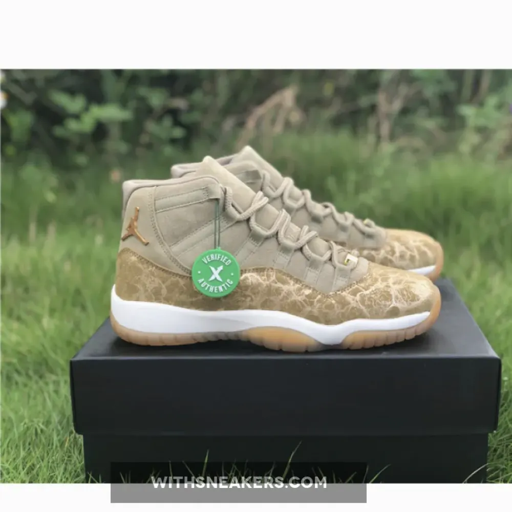 Air Jordan 11 Retro Neutral Olive/Sail-Gum Light Brown AR0715-200