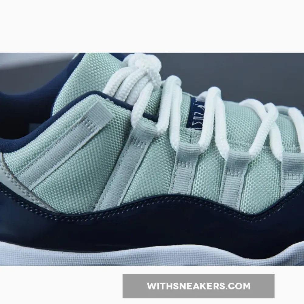 Air Jordan 11 Low Georgetown Grey Mist/White/Midnight Navy 528895-007