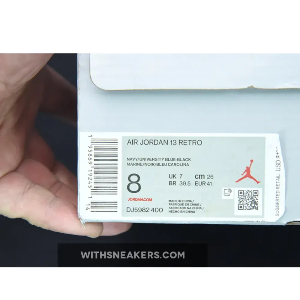 Air Jordan 13 Navy/Black/White DJ5982-400