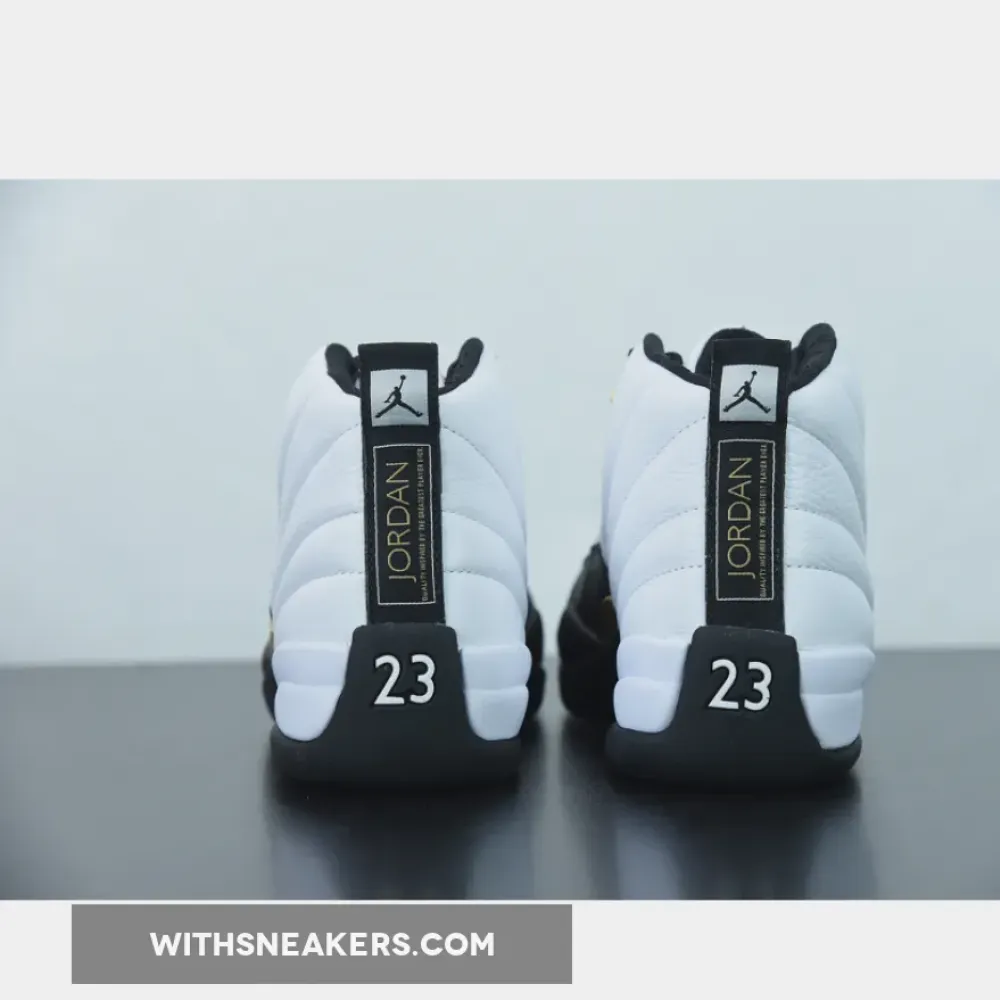 Air Jordan 12 Royalty White/Black/Metallic Gold CT8013-170