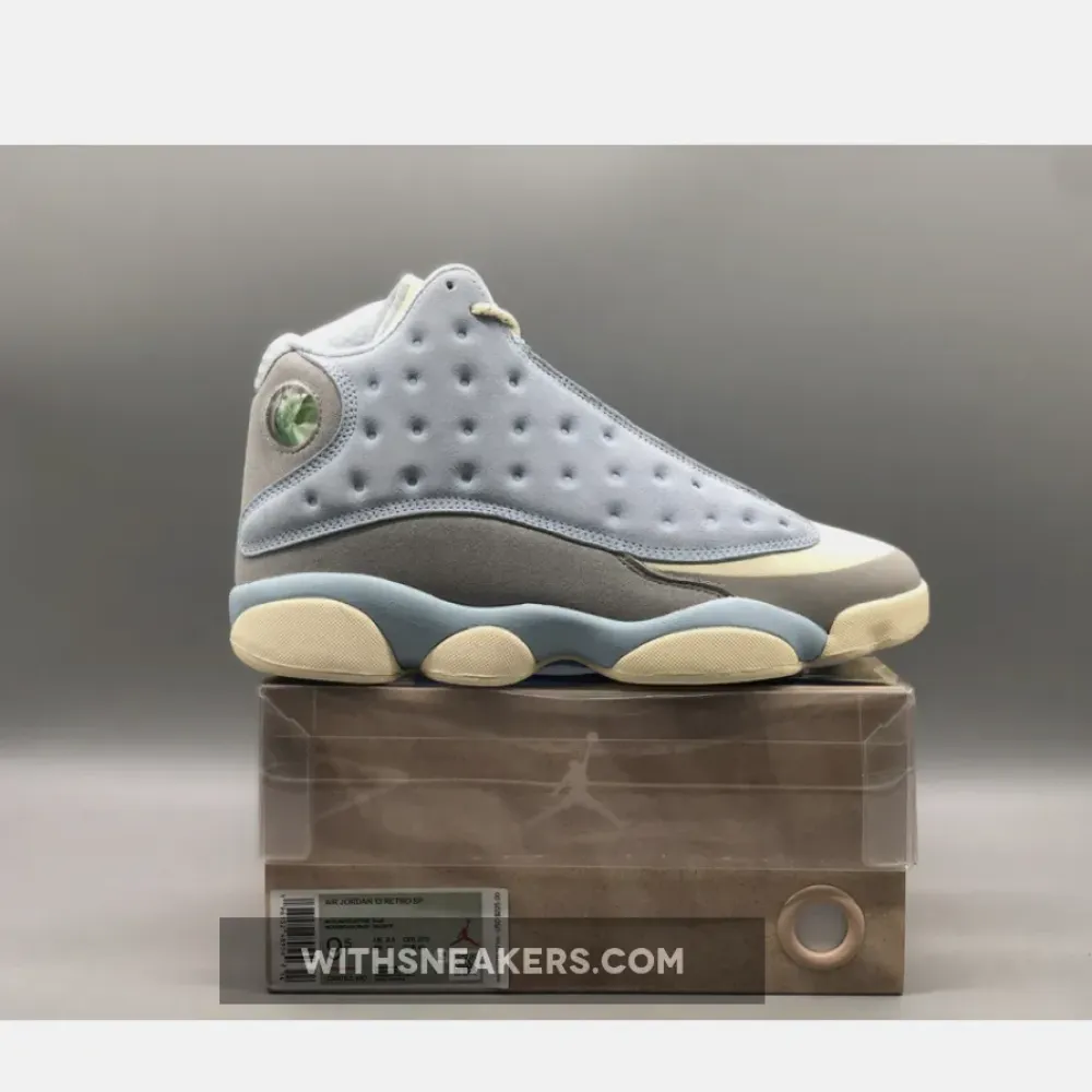 SoleFly x Air Jordan 13 Celestin Blue/White/Grey DX5763-100