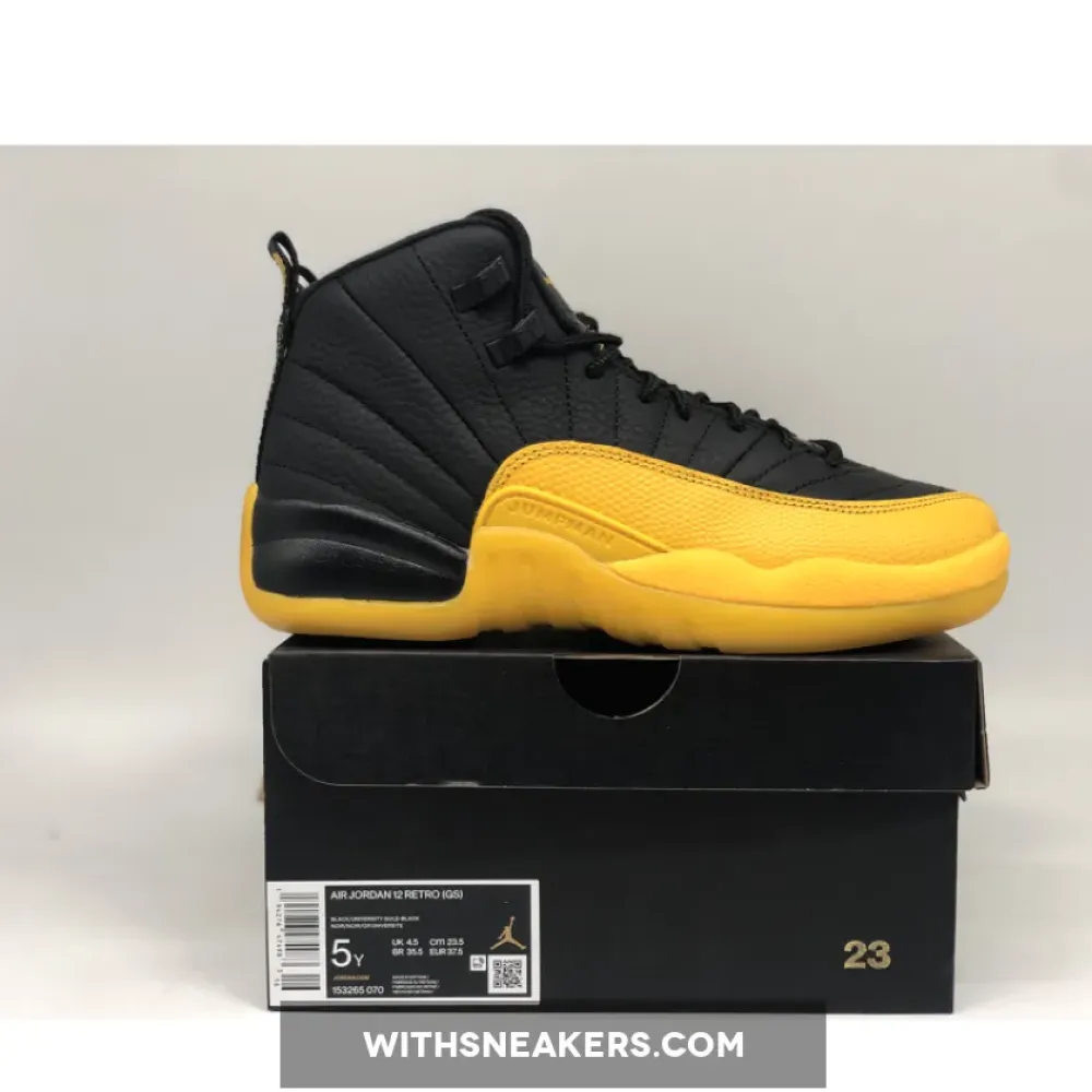Jordan 12 University Gold/Black 130690-070