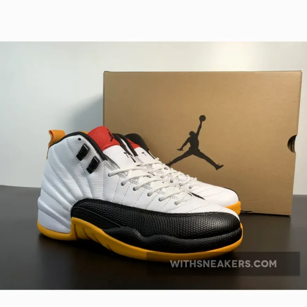 Air Jordan 12 25 Years In China White/Yellow/Black DR8887-100