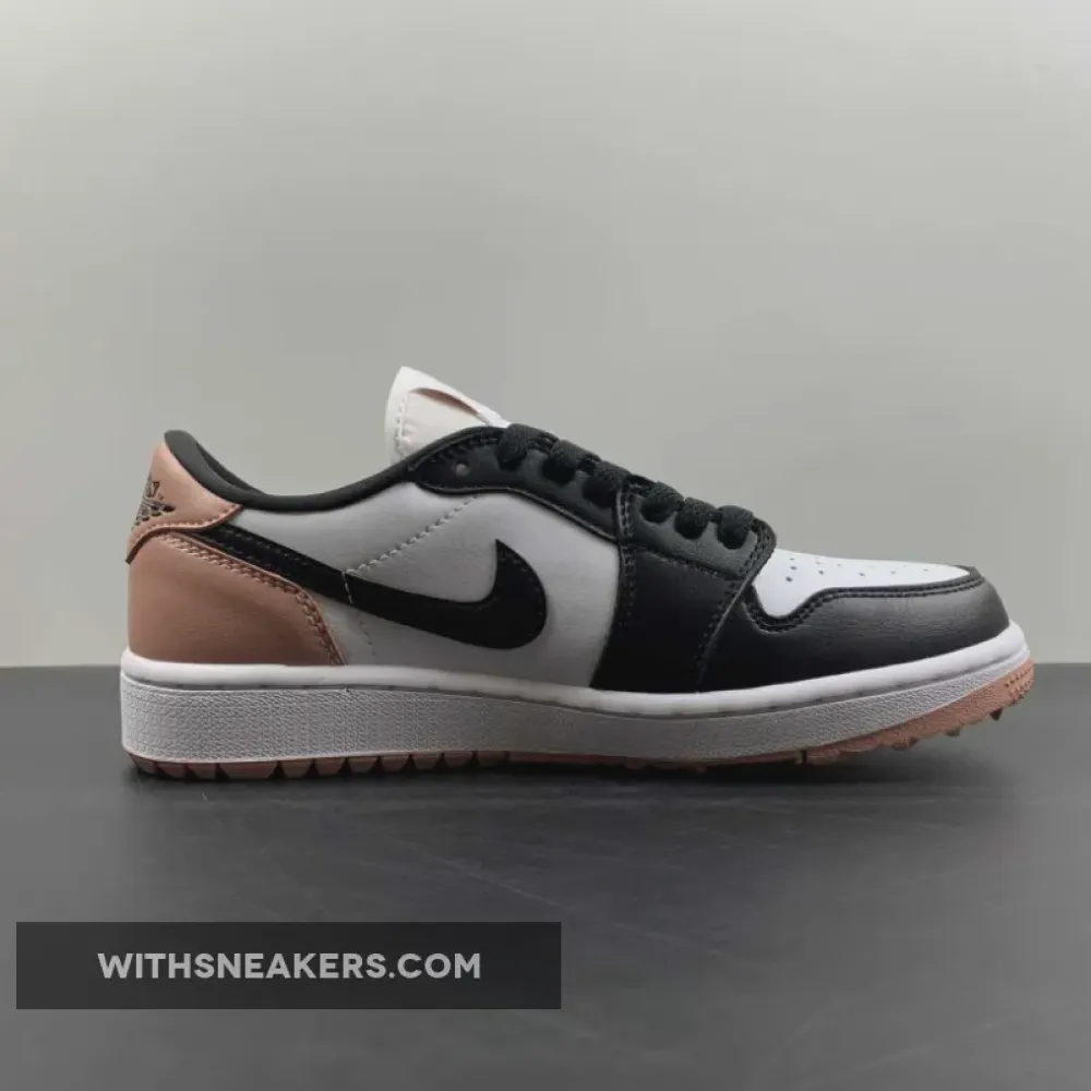 Nike Air Jordan 1 Low Golf White/Black/Rust Pink DD9315-106