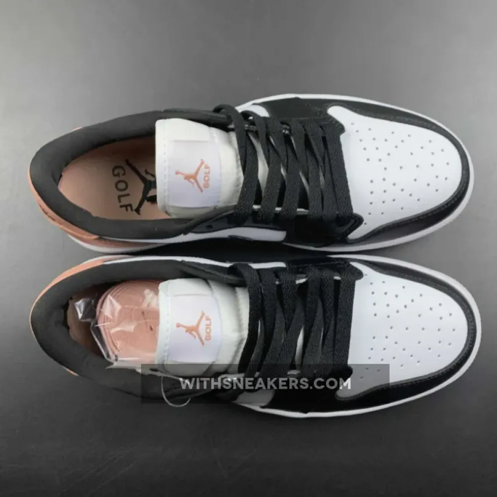 Nike Air Jordan 1 Low Golf White/Black/Rust Pink DD9315-106