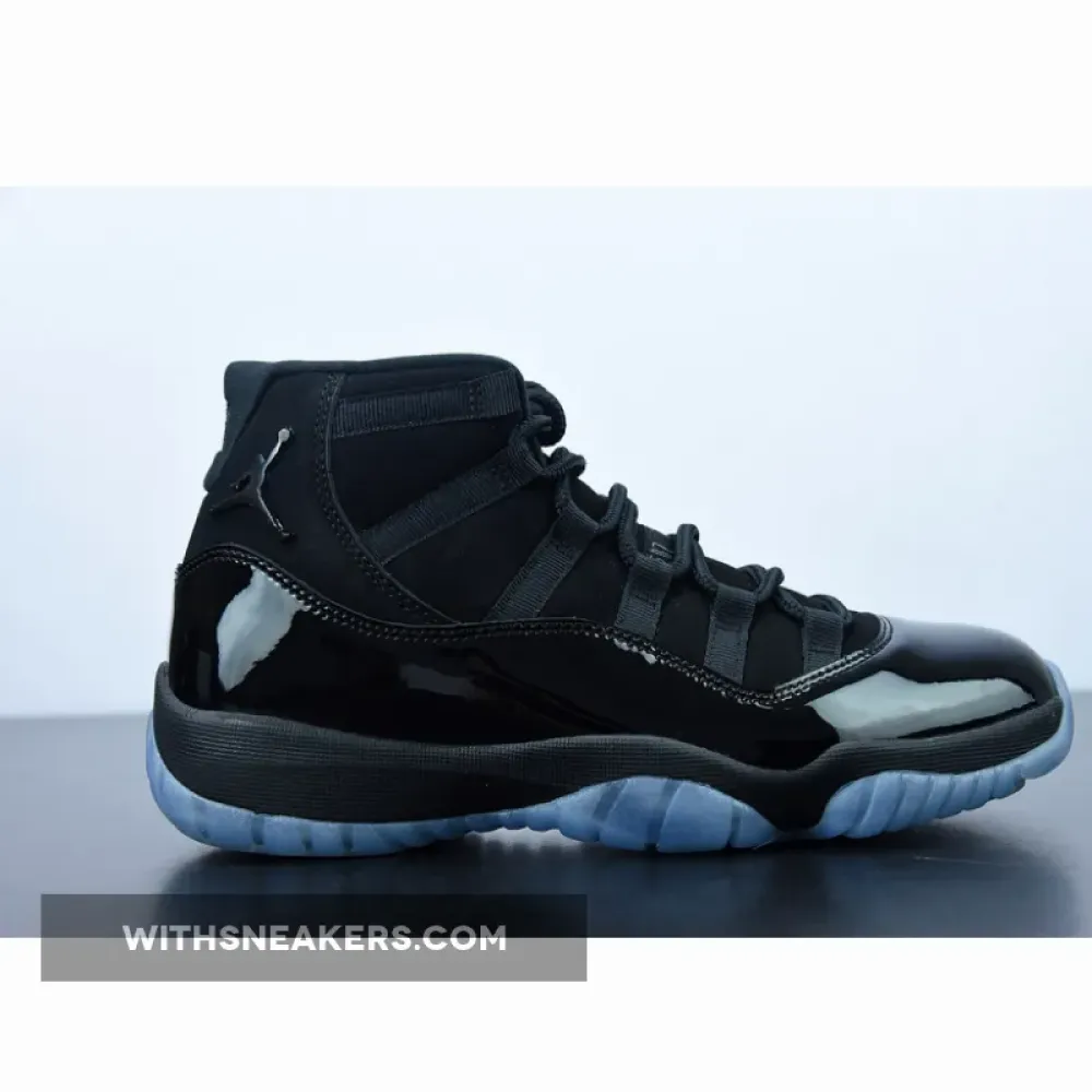 Jordan 11 Cap and Gown Black/Metallic Silver/White 378037-005