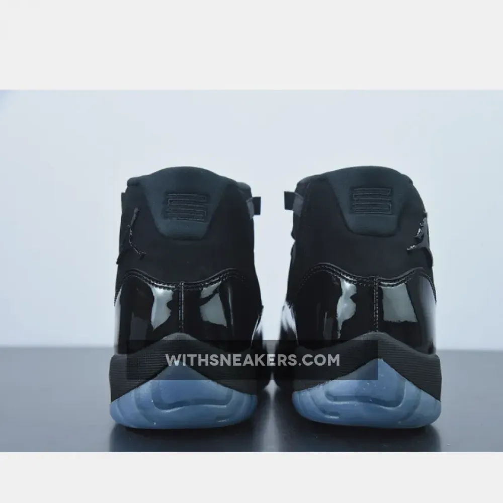 Jordan 11 Cap and Gown Black/Metallic Silver/White 378037-005