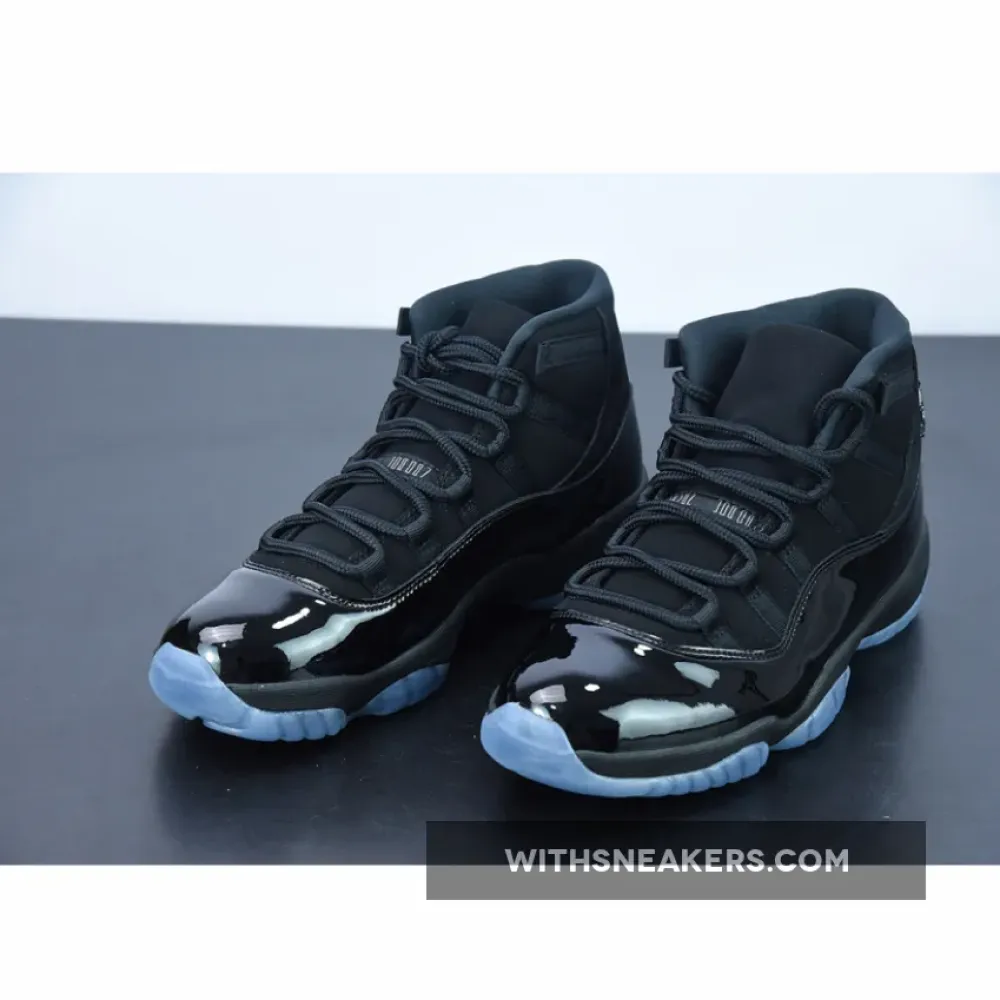 Jordan 11 Cap and Gown Black/Metallic Silver/White 378037-005