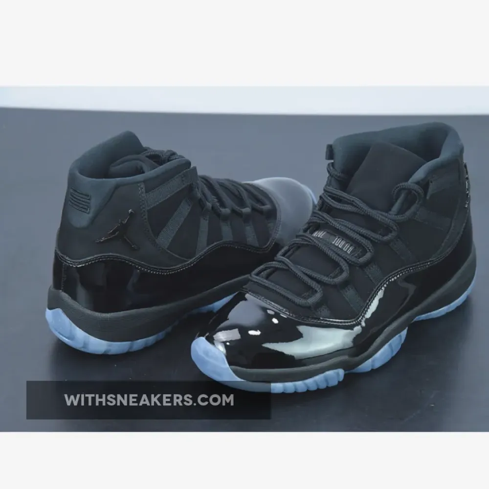 Jordan 11 Cap and Gown Black/Metallic Silver/White 378037-005