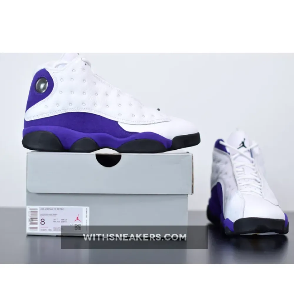 Air Jordan 13 Lakers White/Black/Court Purple 414571-105
