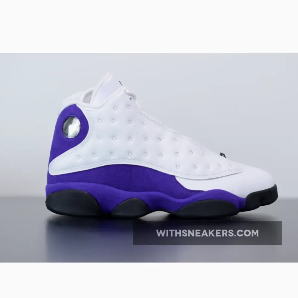 Air Jordan 13 Lakers White/Black/Court Purple 414571-105