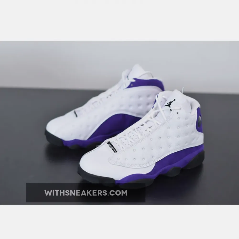 Air Jordan 13 Lakers White/Black/Court Purple 414571-105