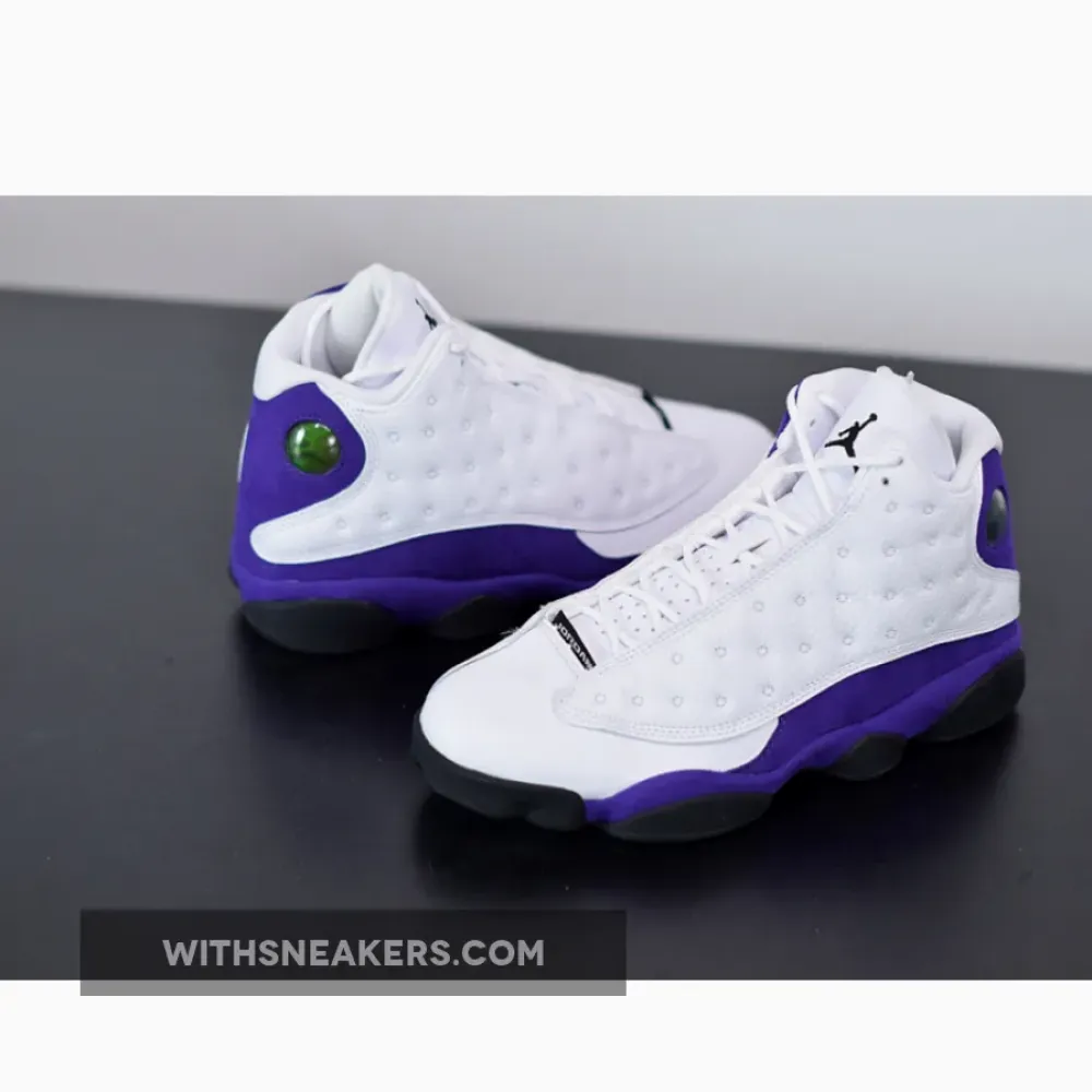 Air Jordan 13 Lakers White/Black/Court Purple 414571-105
