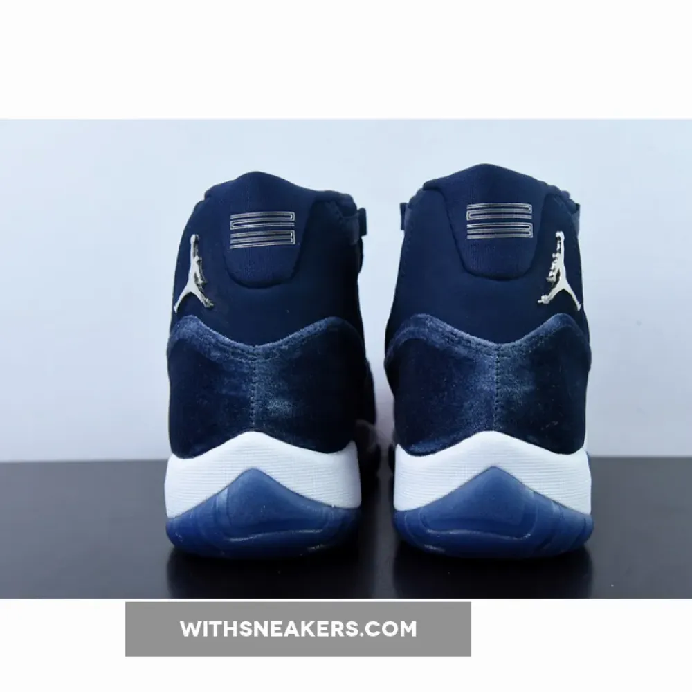 Air Jordan 11 Midnight Navy/Metallic Silver-White AR0715-441