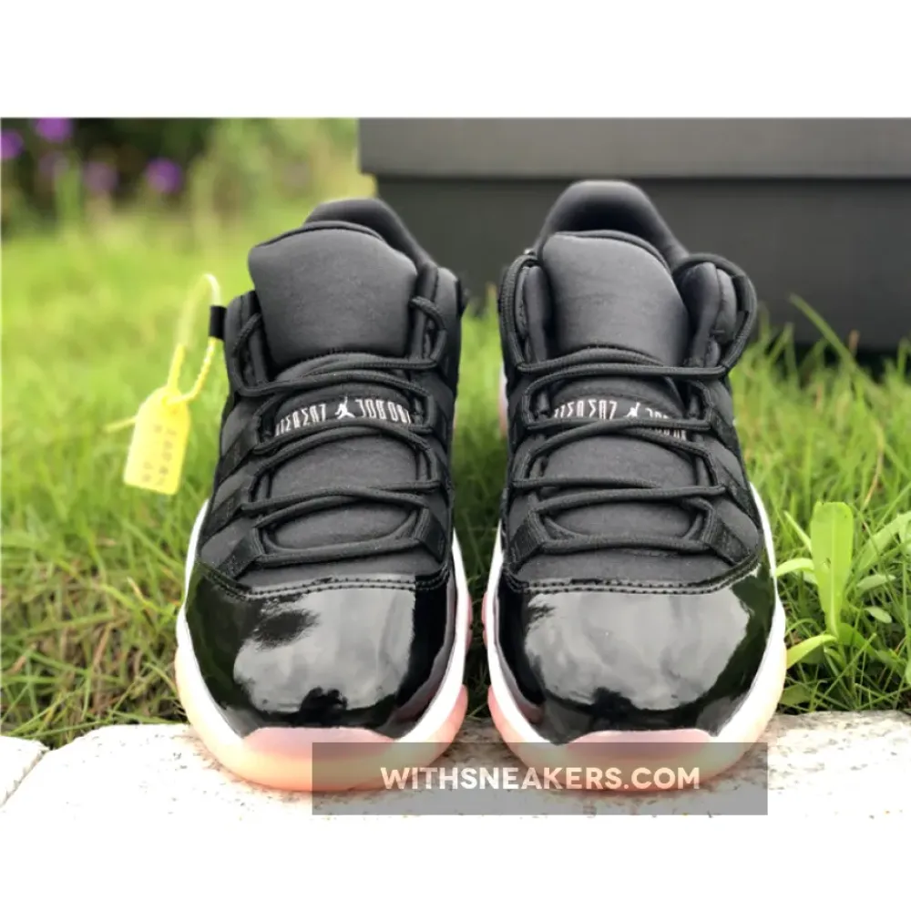 Air Jordan 11 Low GS Black/Bleached Coral/White 580521-013