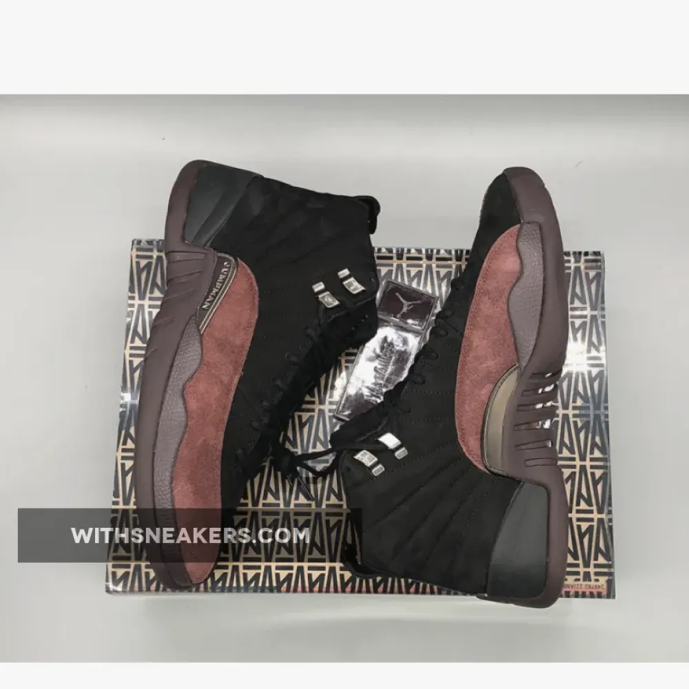 A Ma Maniére x Air Jordan 12 Black/Burgundy Crush DV6989-001