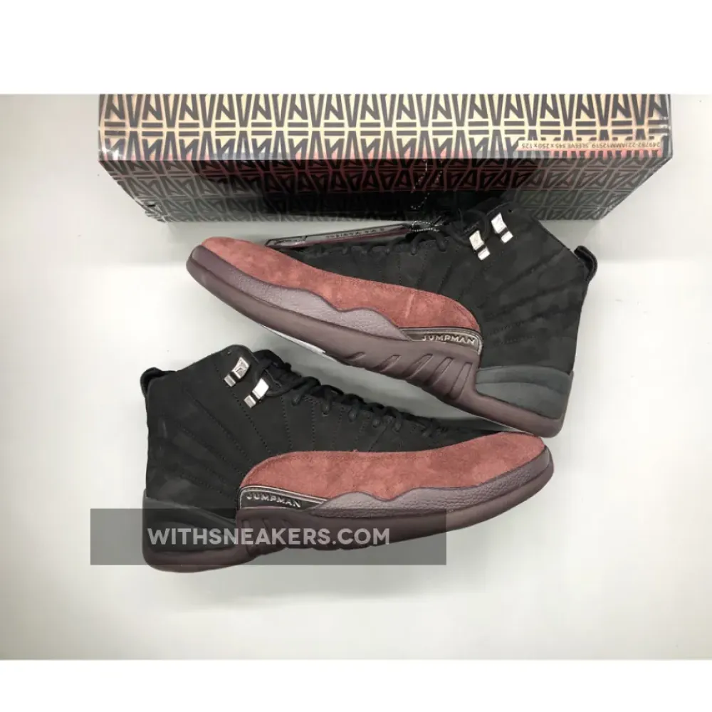 A Ma Maniére x Air Jordan 12 Black/Burgundy Crush DV6989-001