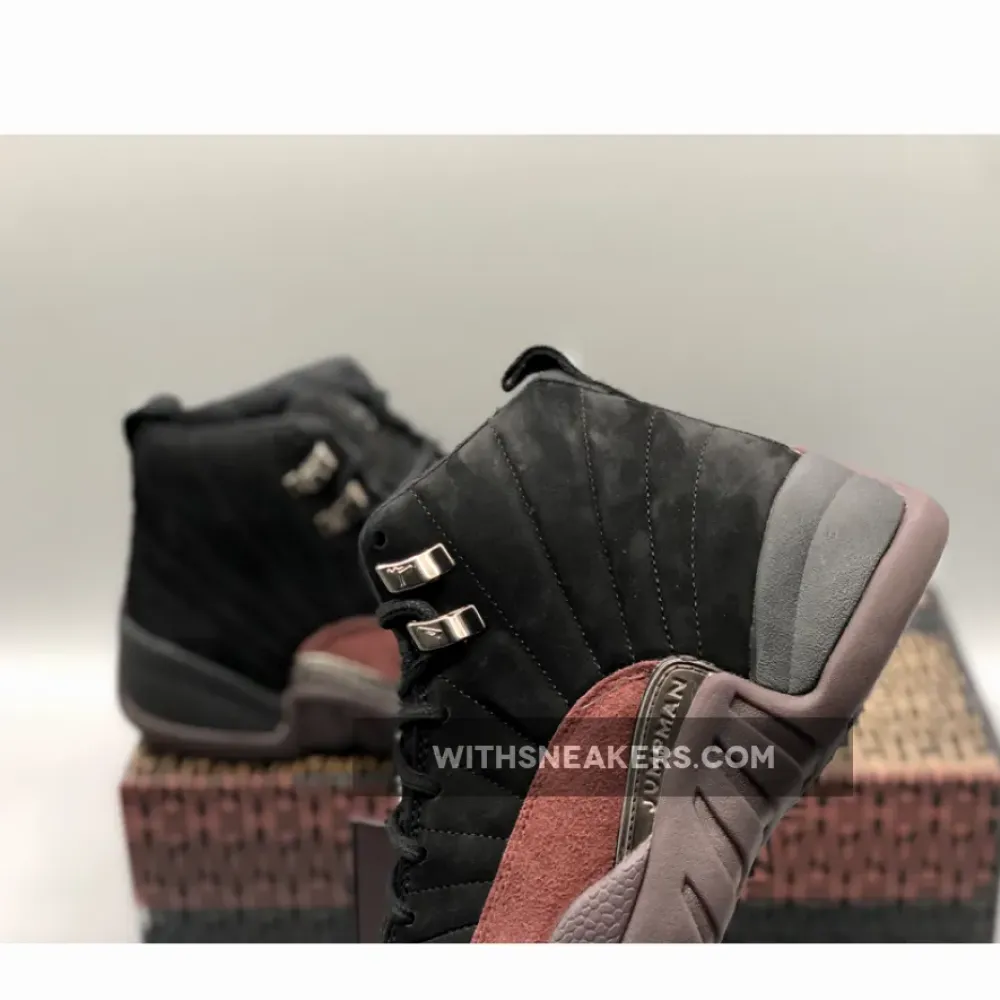 A Ma Maniére x Air Jordan 12 Black/Burgundy Crush DV6989-001
