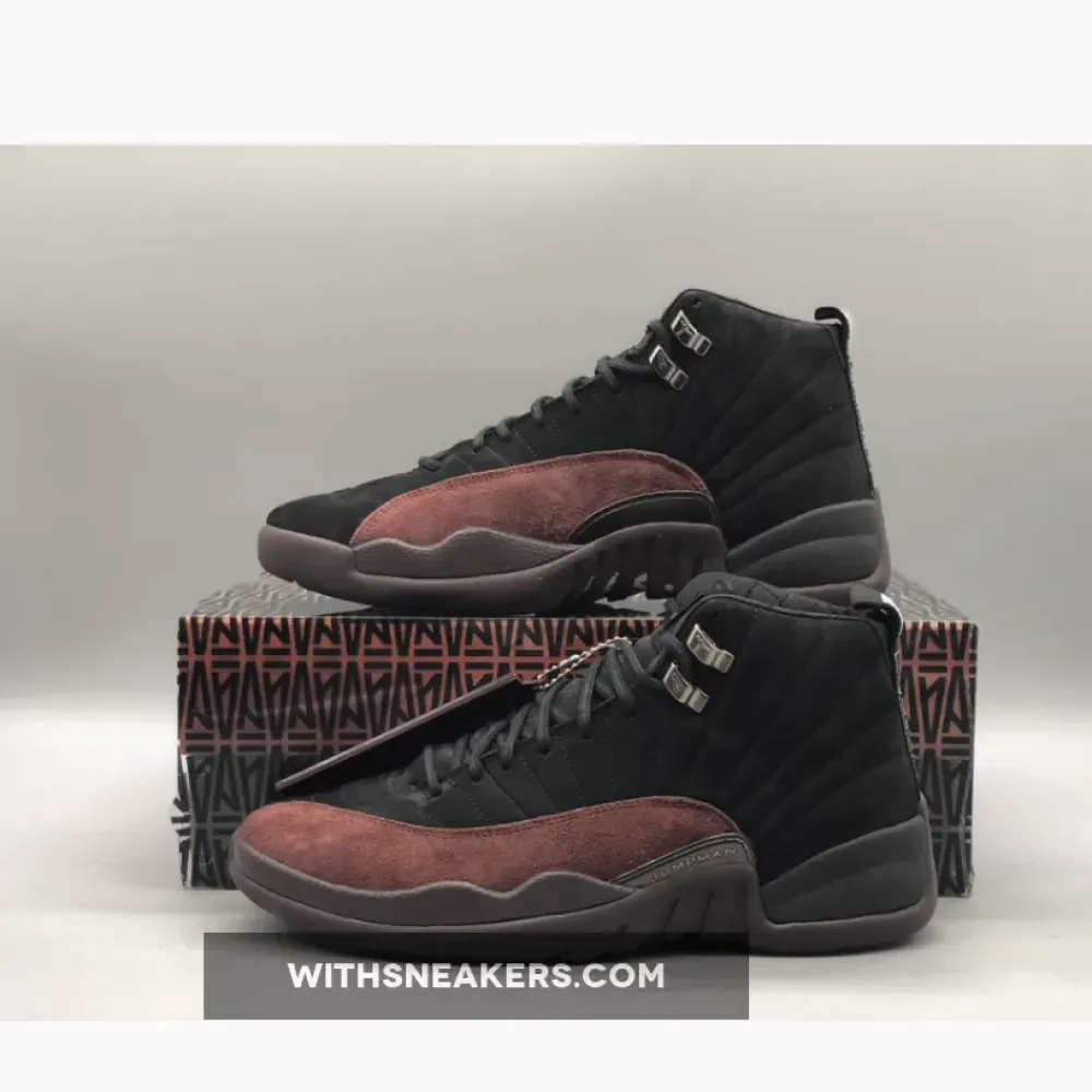 A Ma Maniére x Air Jordan 12 Black/Burgundy Crush DV6989-001
