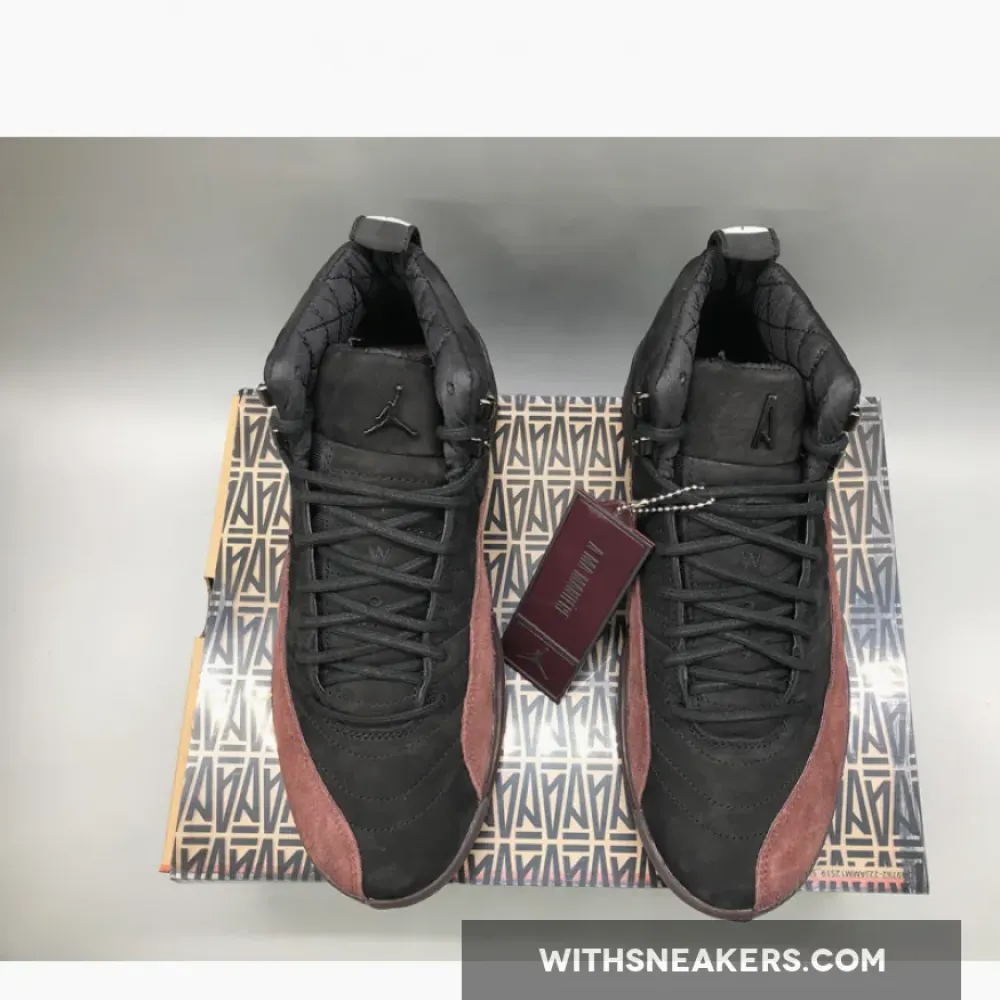 A Ma Maniére x Air Jordan 12 Black/Burgundy Crush DV6989-001