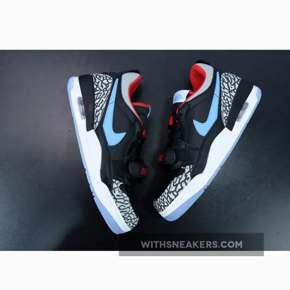 Nike Jordan Legacy 312 Low Chicago Flag Black/Blue/Red CD7069-004