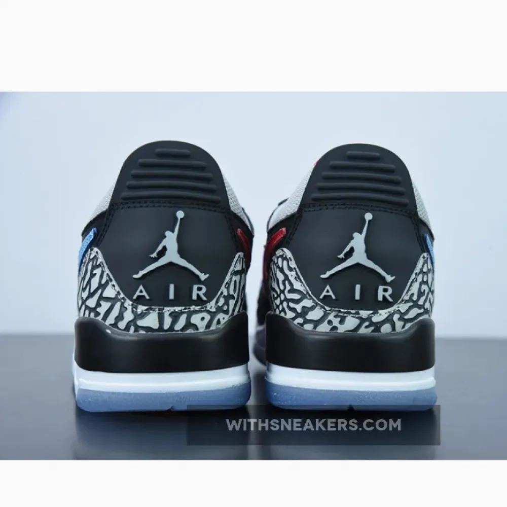 Nike Jordan Legacy 312 Low Chicago Flag Black/Blue/Red CD7069-004