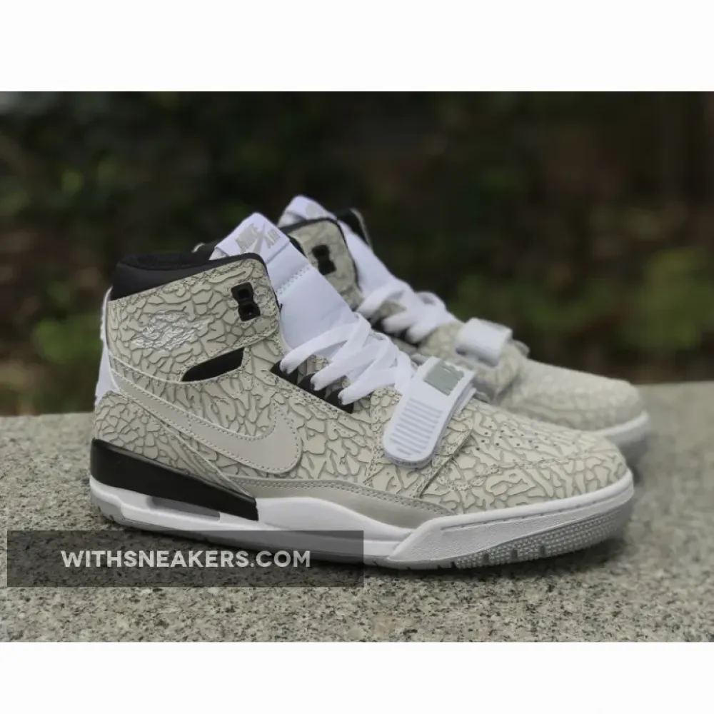 Nike Jordan Legacy 312 Elephant Print Grey/White AV3922-100