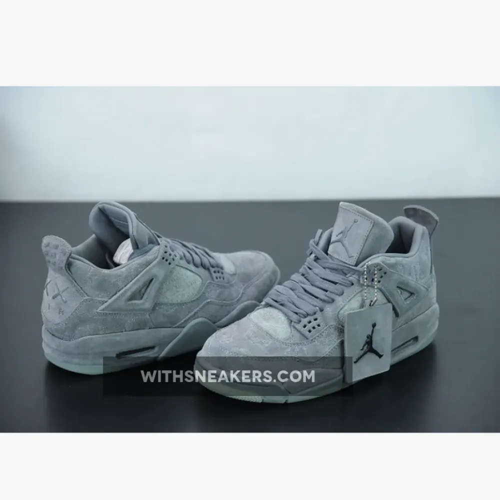 Air Jordan 4 Retro 'Kaws X' Cool Grey/White 930155-003