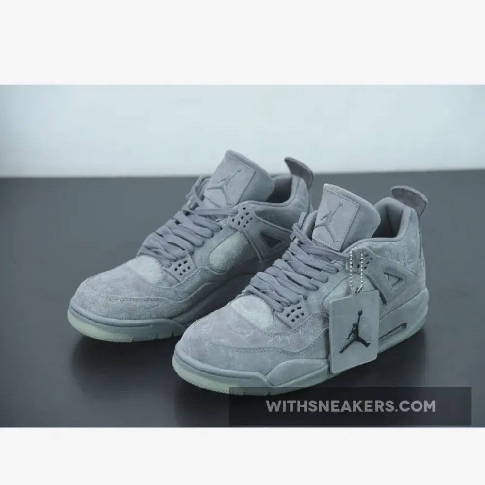 Air Jordan 4 Retro 'Kaws X' Cool Grey/White 930155-003