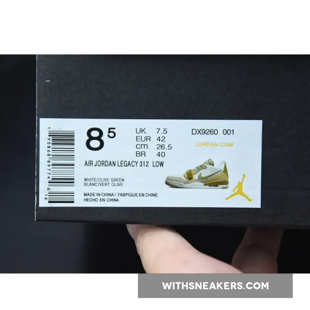 Nike Jordan Legacy 312 Low Olive/Gold/White DX9260-001