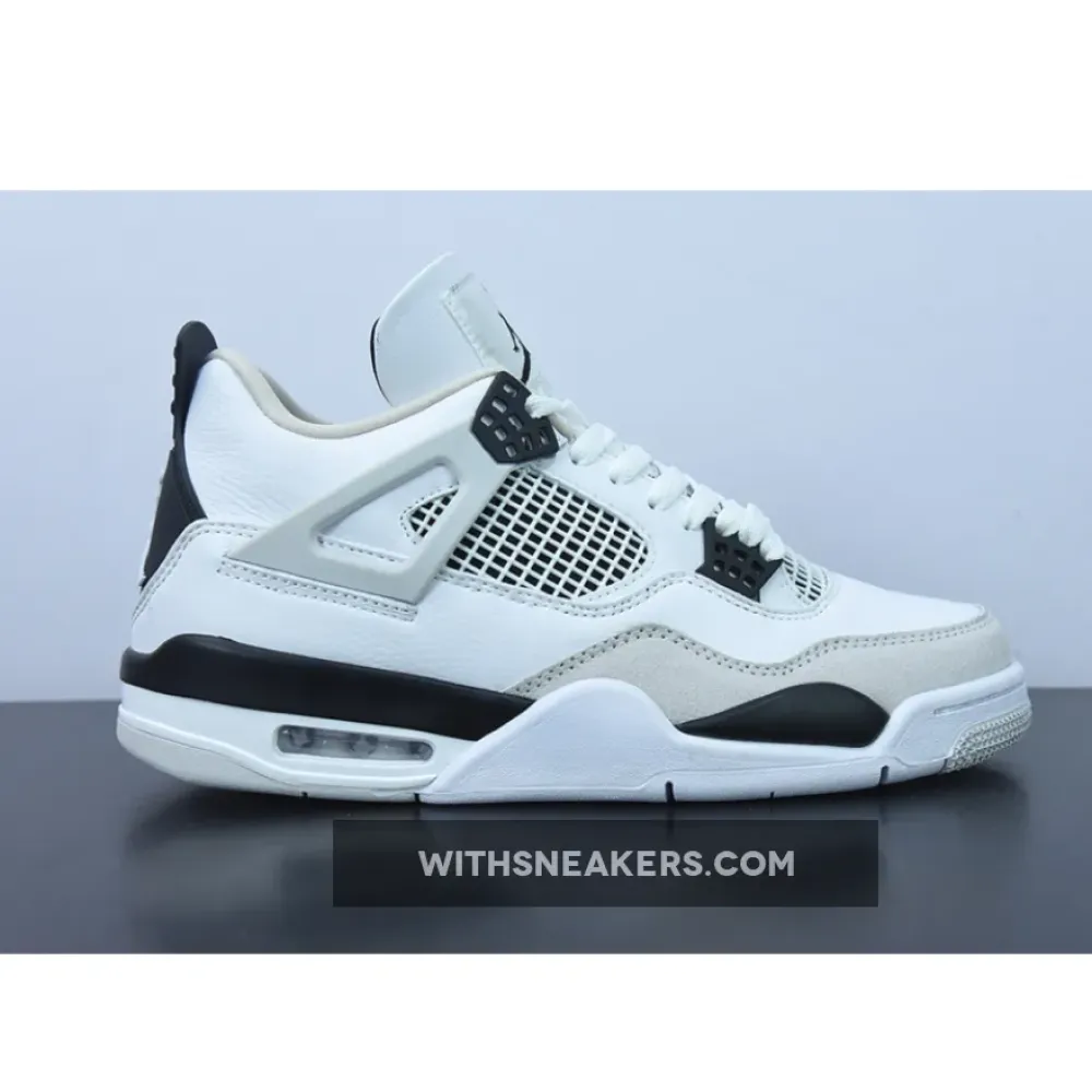 Air Jordan 4 Military Black/White/Neutral Grey DH6927-111