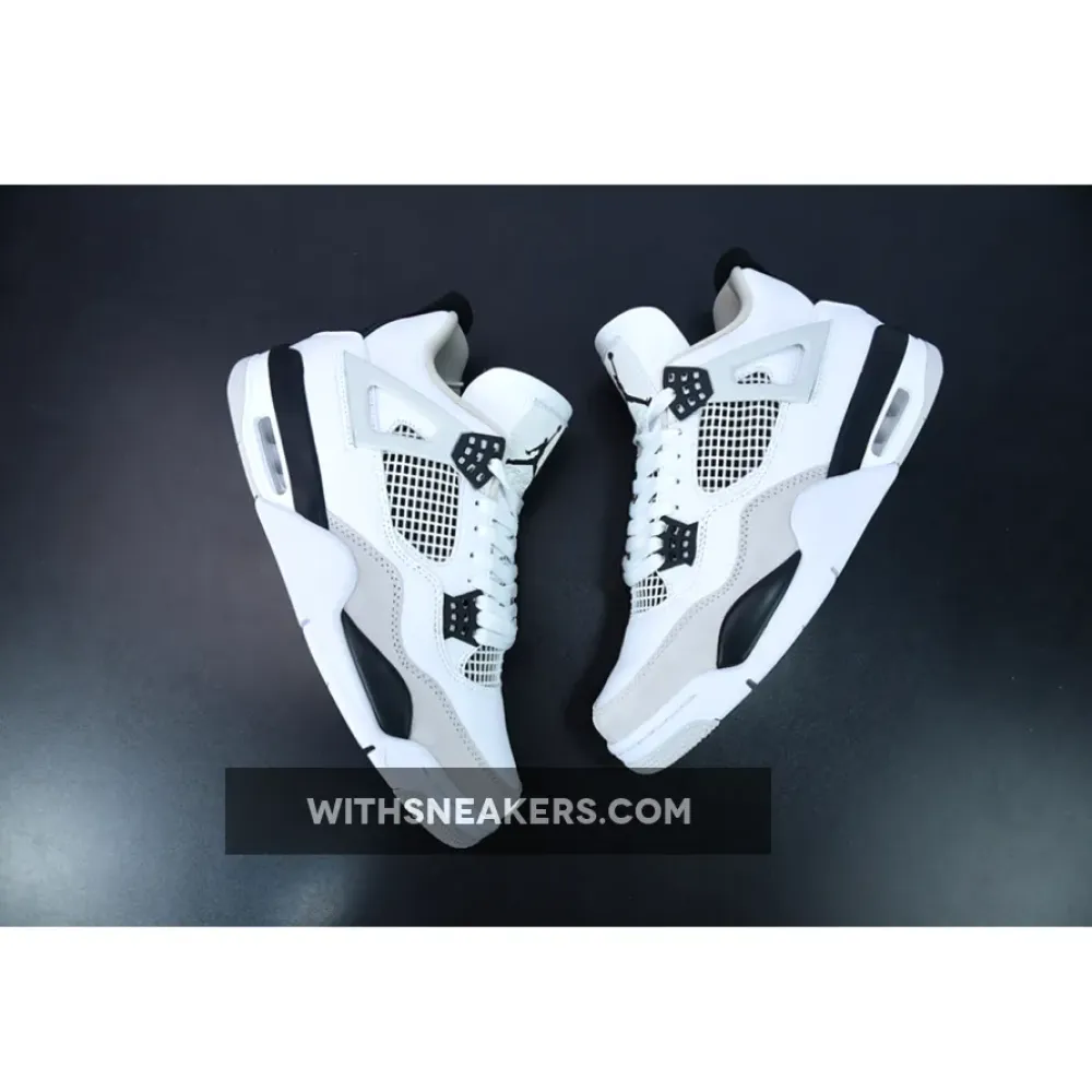 Air Jordan 4 Military Black/White/Neutral Grey DH6927-111