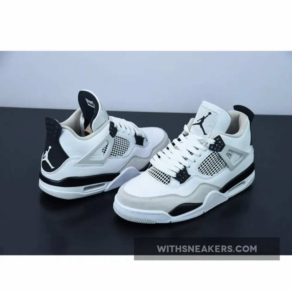 Air Jordan 4 Military Black/White/Neutral Grey DH6927-111