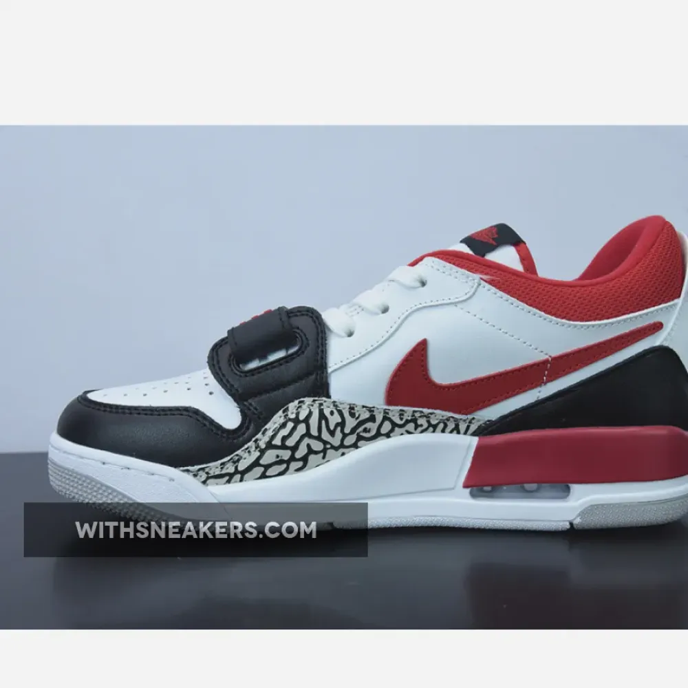 Nike Jordan Legacy 312 Low Black Toe White/Black/Varsity Red CD7069-160