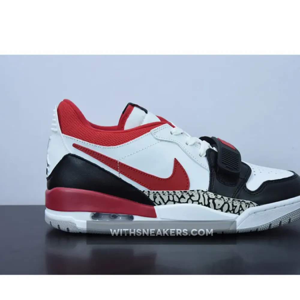 Nike Jordan Legacy 312 Low Black Toe White/Black/Varsity Red CD7069-160