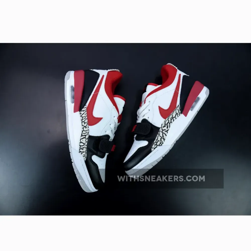 Nike Jordan Legacy 312 Low Black Toe White/Black/Varsity Red CD7069-160