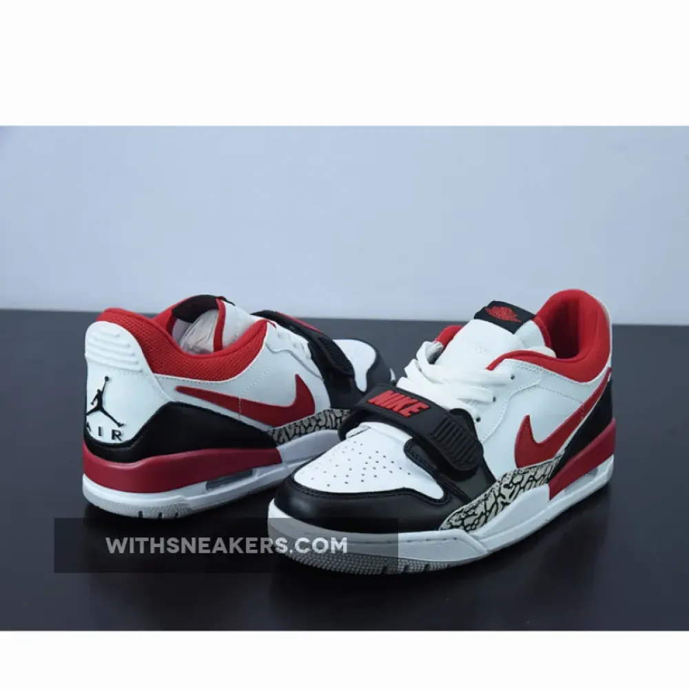 Nike Jordan Legacy 312 Low Black Toe White/Black/Varsity Red CD7069-160