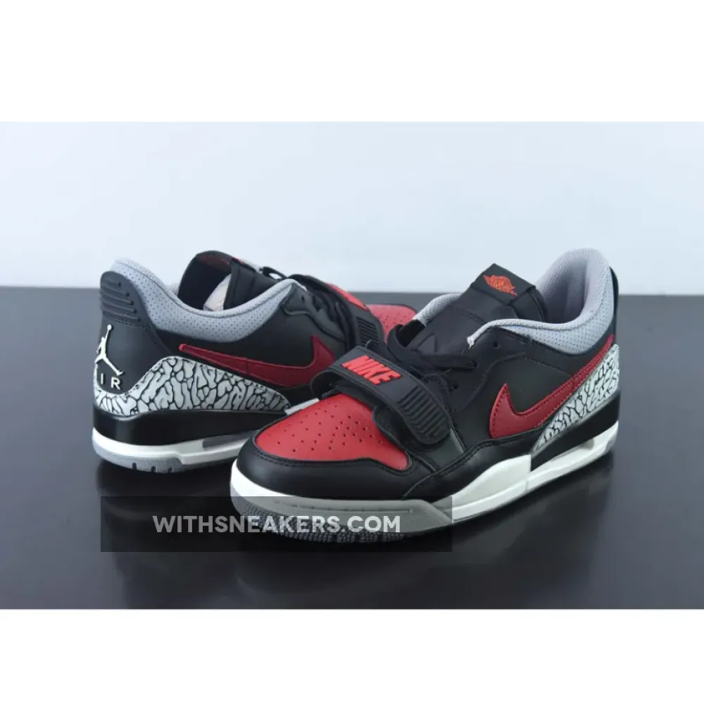 Nike Jordan Legacy 312 Low Black/Red/Grey CD7069-006