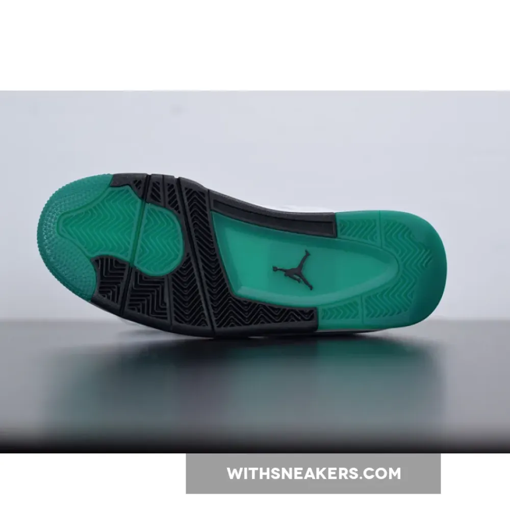 Air Jordan 4 Retro 'Green Rasta' White/Black/Lucid Green AQ9129-100