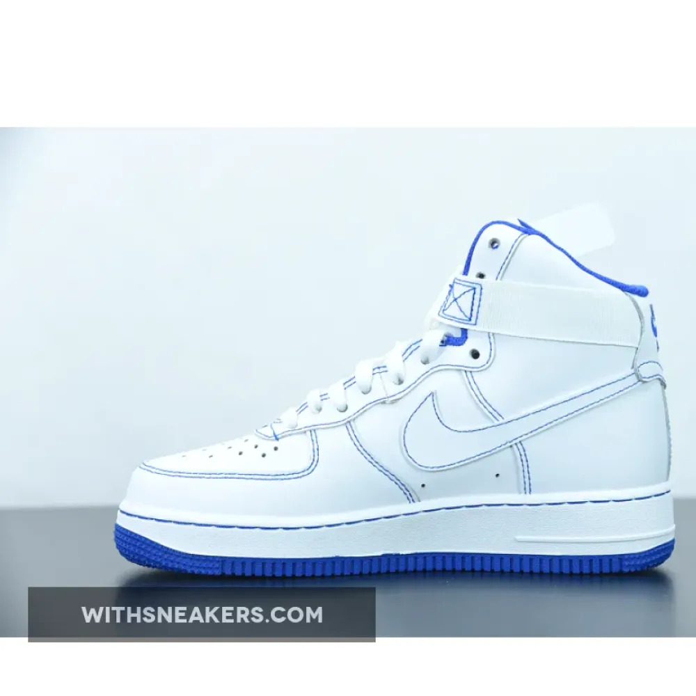 Nike Air Force 1 High White/Royal Blue CV1753-101