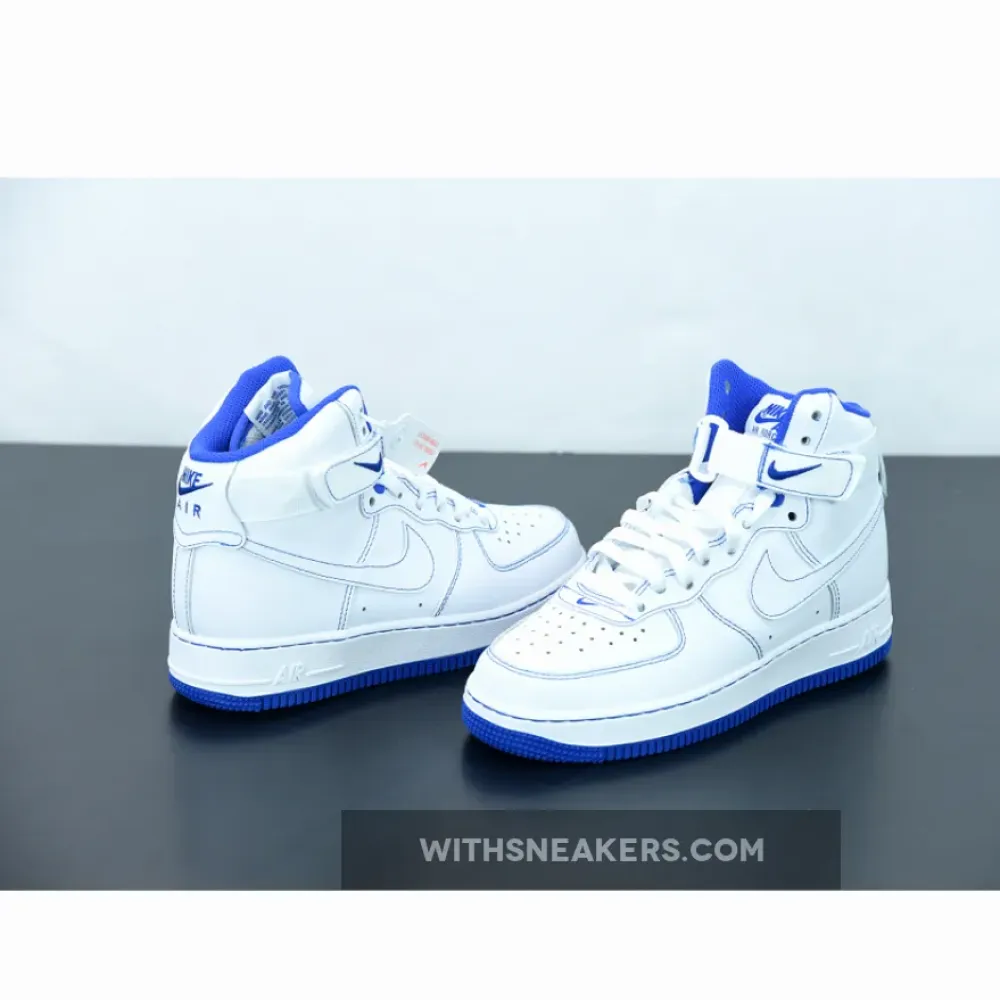 Nike Air Force 1 High White/Royal Blue CV1753-101