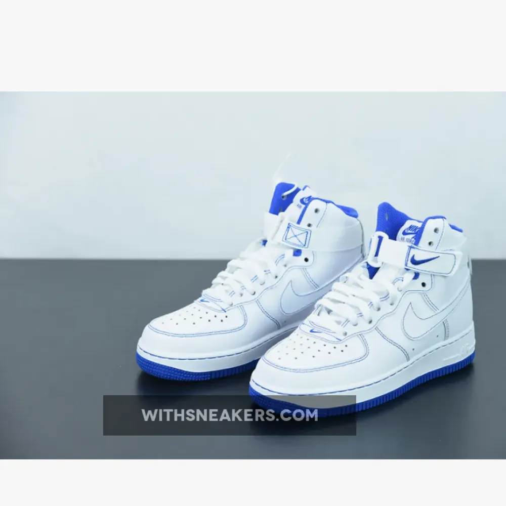 Nike Air Force 1 High White/Royal Blue CV1753-101