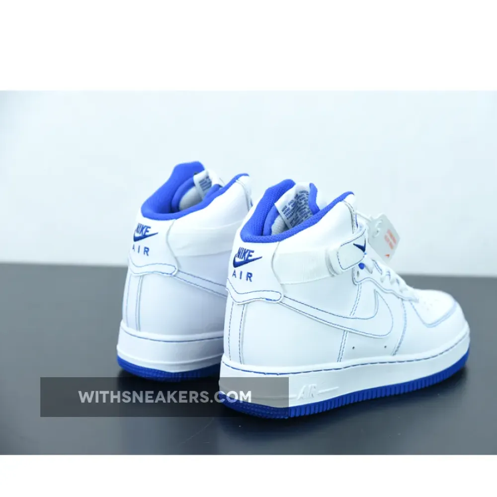 Nike Air Force 1 High White/Royal Blue CV1753-101