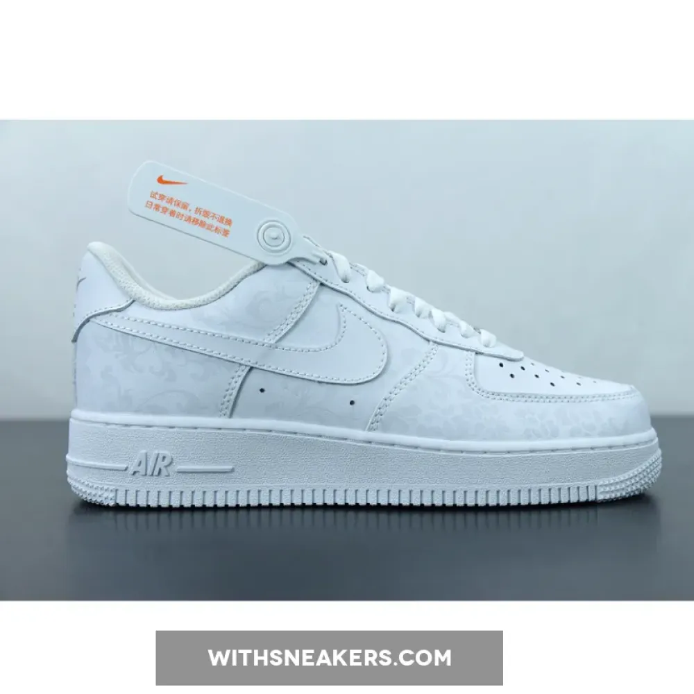 Nike Air Force 1 Low White Flower